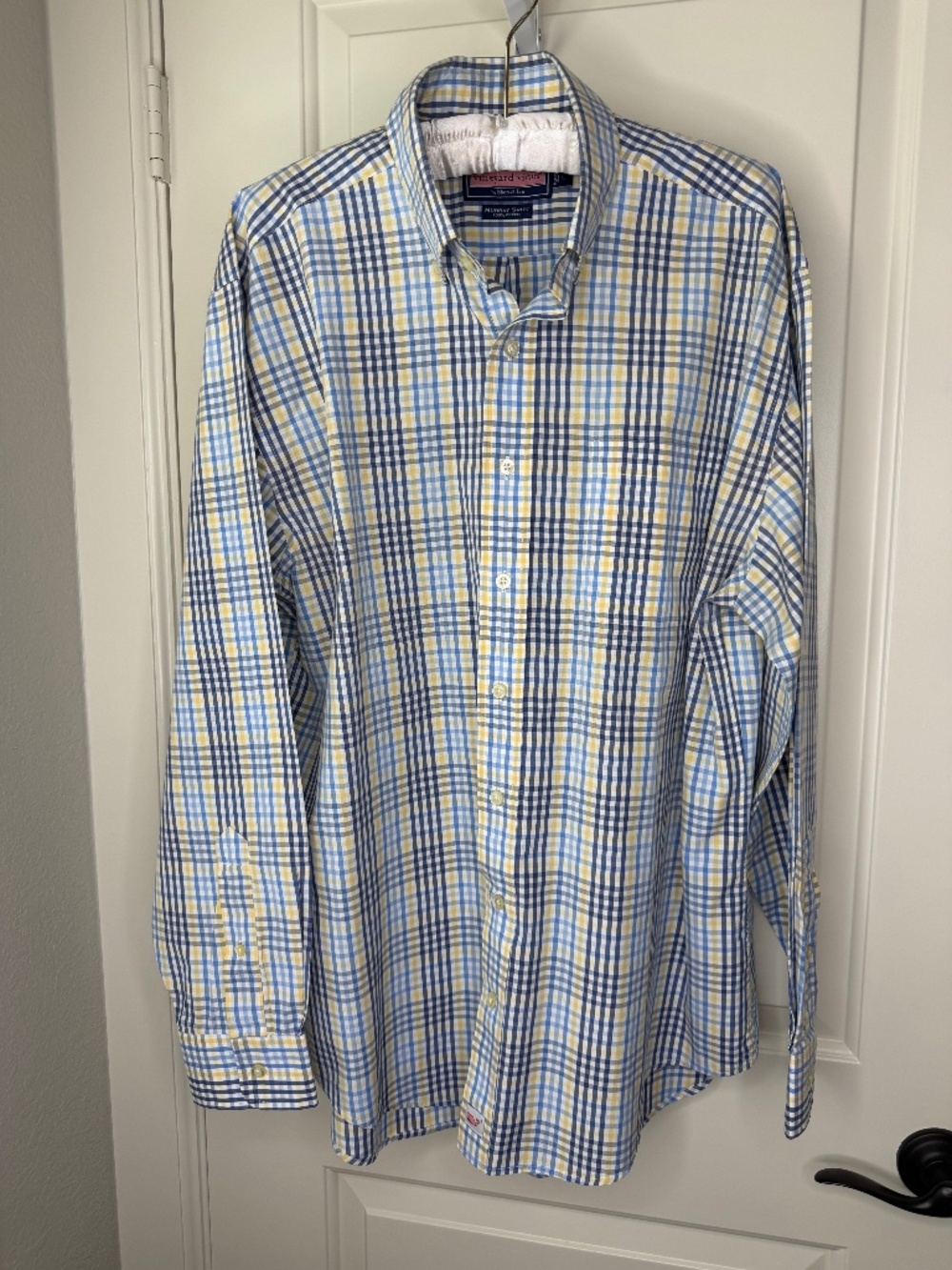 Vineyard Vines Murray Shirt Plaid Button-Down 100% Cotton Size Large‎